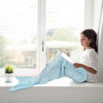 Immagine prodotto Home Deco Kids plaid sirene paillettes 56x132cm, 2-fois assortiti (56 x 132 cm)