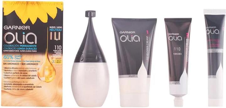 Immagine prodotto Garnier OLIA coloración permanente #110 rubio super aclarante 4 pz (110 Super Blush Blonde)