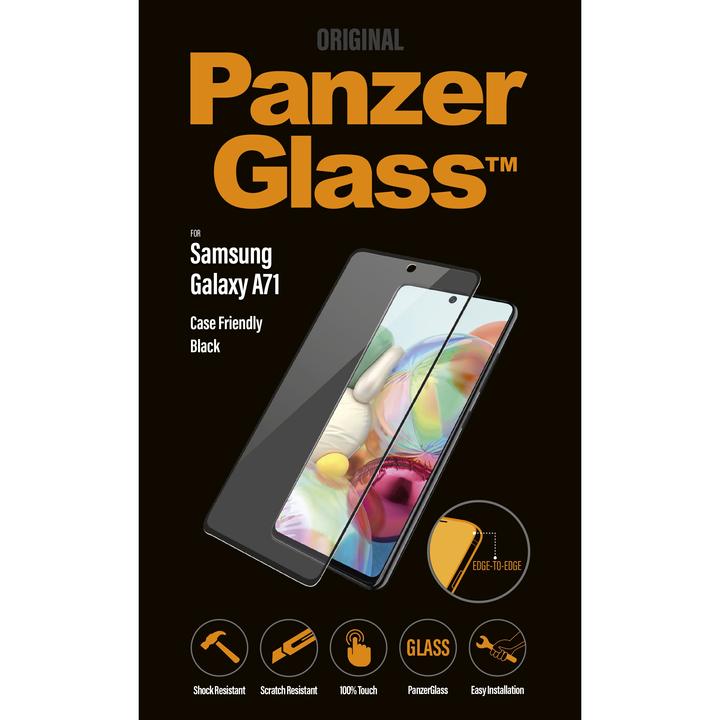 Actual product image PanzerGlass edge to edge (1 Piece, Samsung Galaxy A71)