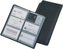 Image du produit Alassio Album pour cartes de visite, pour 120 cartes, cuir, noir