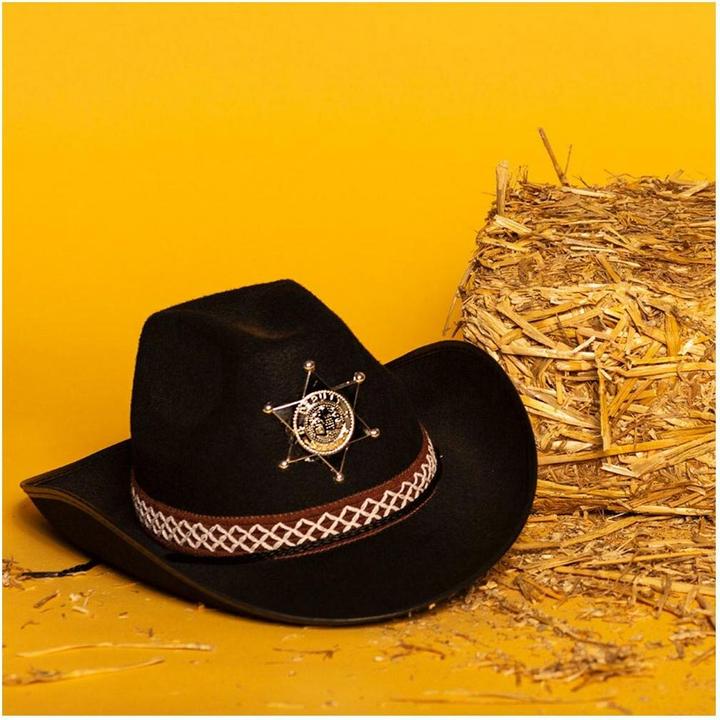 Produktbild Boland Kinder Sheriff Hut schwarz