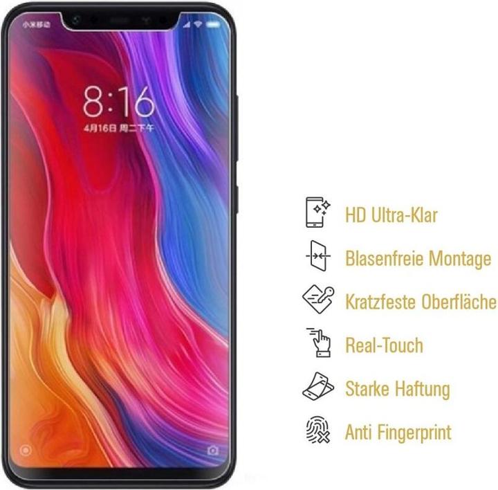 Produktbild Protectorking 2x Panzerfolie Anti-Shock HD Klar (2 Stück, Xiaomi Mi 8 SE)