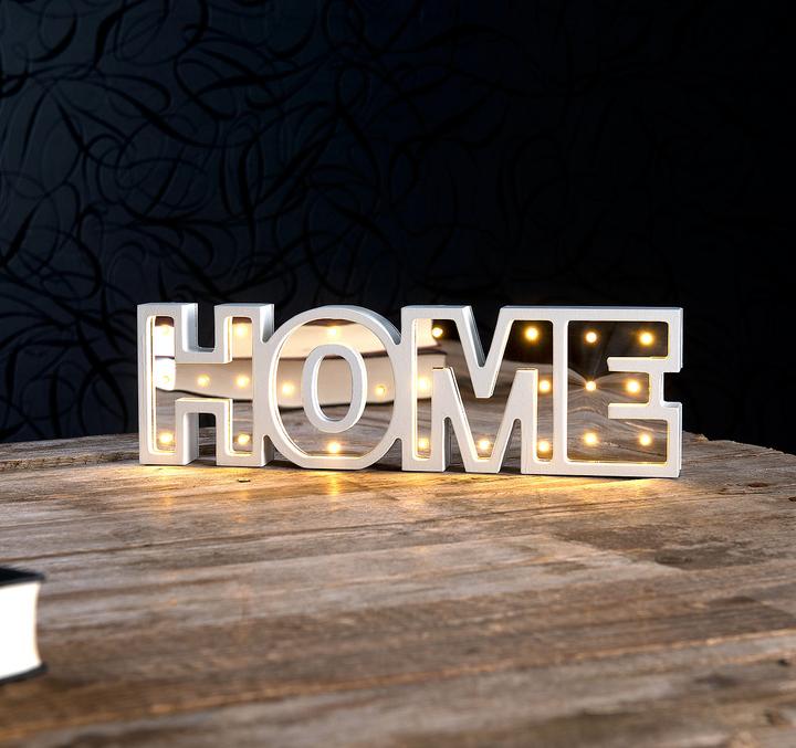 Produktbild Lunartec LED-Schriftzug "HOME"