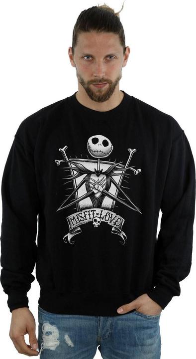 Immagine prodotto Disney Nightmare Before Christmas Misfit Love Felpa Uomo (S)