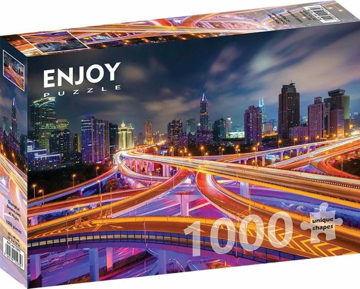 Produktbild Enjoy Puzzle ENJOY-1275 - Shanghai Downtown bei Nacht, Puzzle, 1000 Teile (1000 Teile)