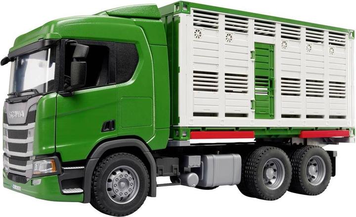Immagine prodotto Bruder Scania Super 560R camion per il trasporto di animali con 1 mucca