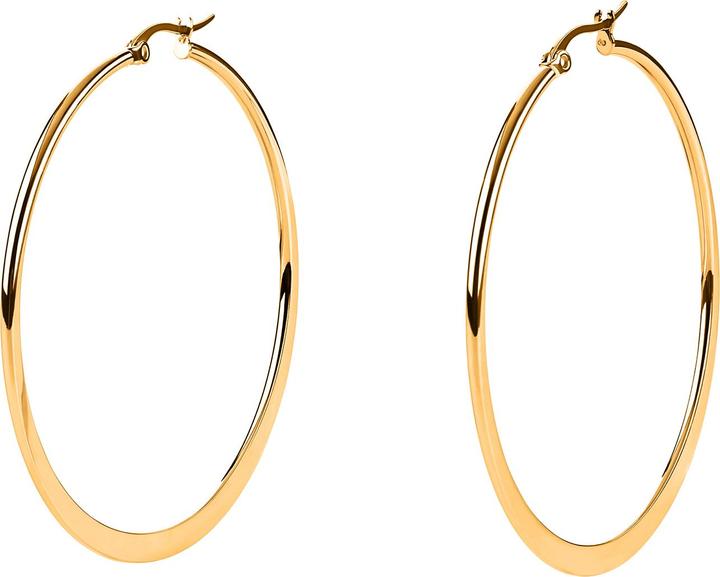 Actual product image Heideman Ear Creole gold color (100% stainless steel)
