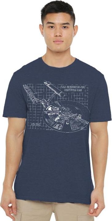 Actual product image Unisex Adult Enterprise Print T-Shirt (S)