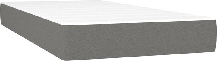 Produktbild VidaXL Taschenfederkernmatratze für Kinder Dunkelgrau 80 x 160 cm Stoff (80 x 160 cm, Federkern)