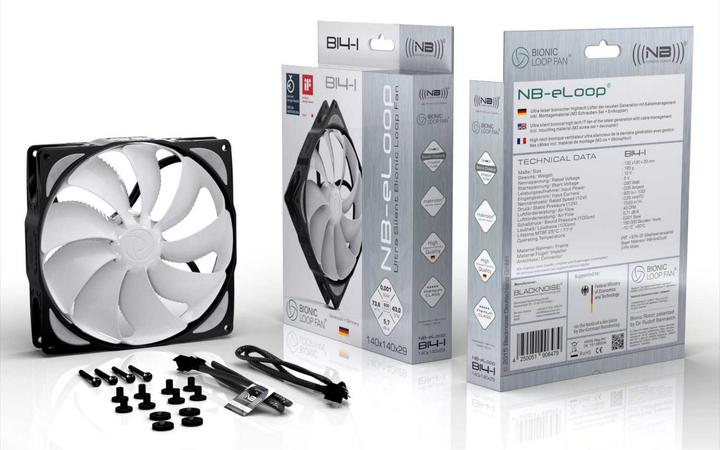 Immagine prodotto Noiseblocker NB-eLoop Fan B14-PS Black Edition - 140mm PWM (140 mm, 1 x)