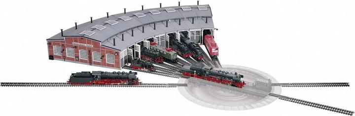 Produktbild Fleischmann 6476 H0 Ringlokschuppen-Bausat