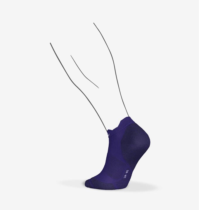 Image du produit Kiprun Chaussettes de running run900 fines invisibles violettes (41 - 42)