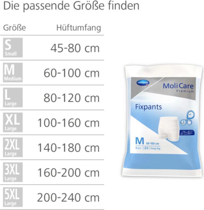 Immagine prodotto MoliCare Fixpants Premium a gamba lunga (5 x, M)