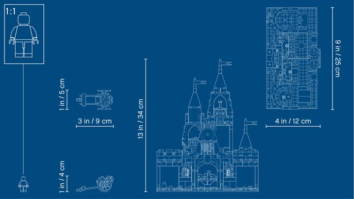 Actual product image LEGO Cinderella's dream castle (41154, LEGO Disney)