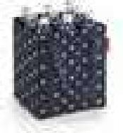 Produktbild reisenthel bottlebag metallic dots blue
