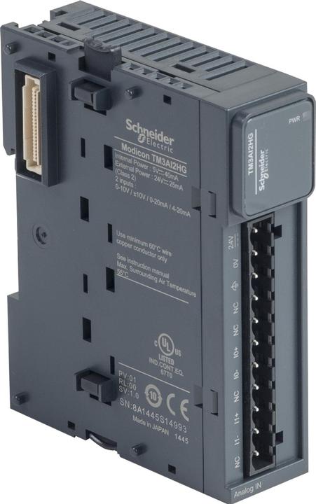 Image du produit Schneider Electric Module Tm3-2 Entrées Analogiques High Res. Spr