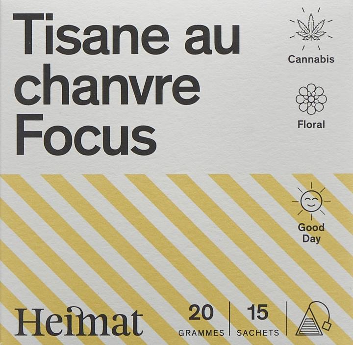Image du produit Heimat Thé au chanvre Focus (Good Day) (20 g)