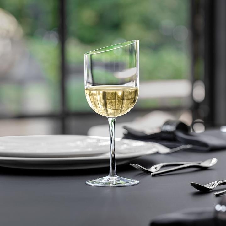 Actual product image Villeroy & Boch White Wine Goblet, Set of 4pcs NewMoon (21.50 cl, 4 Glasses, White wine glasses)