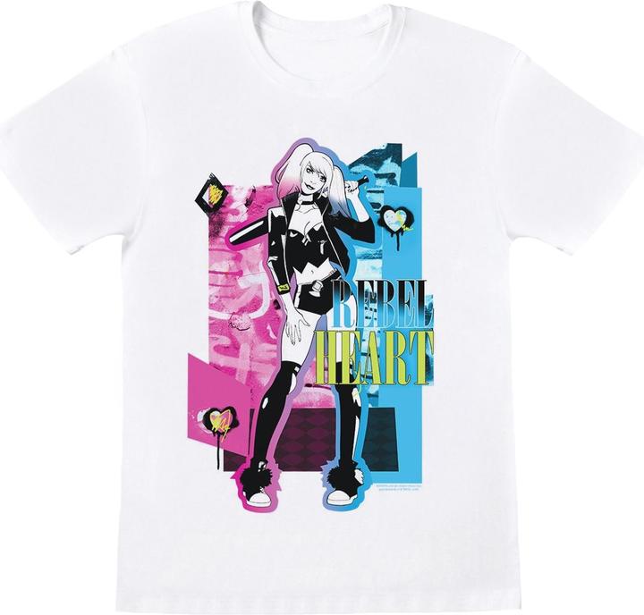 Immagine prodotto Harley Quinn Rebel Heart Maglietta Ragazzi (128)