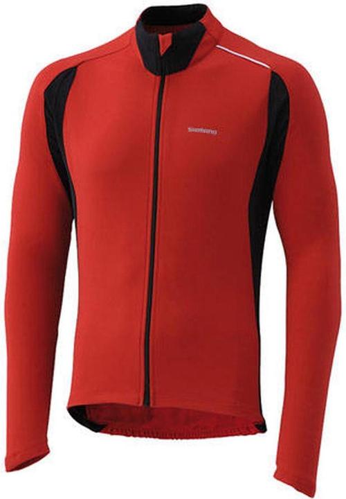 Produktbild Shimano Performance Jersey Fiets Windjack rot mit schwarzen und weissen Männern (M)