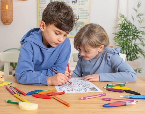 Image du produit Pelikan Coffret de crayons de couleur 8+1ST Griffix WV assortis (Couleurs assorties, crayon inclus, 10 x)