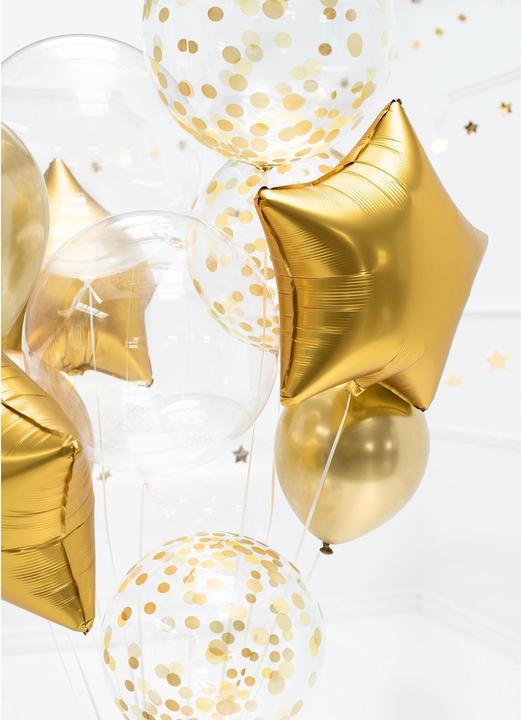 Actual product image Partydeco Sphere balloon - pea gold 40cm
