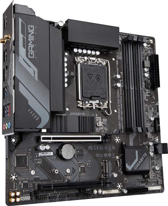 Actual product image Gigabyte B760M GAMING X AX DDR4 (LGA 1700, Intel B760 Express, mATX)
