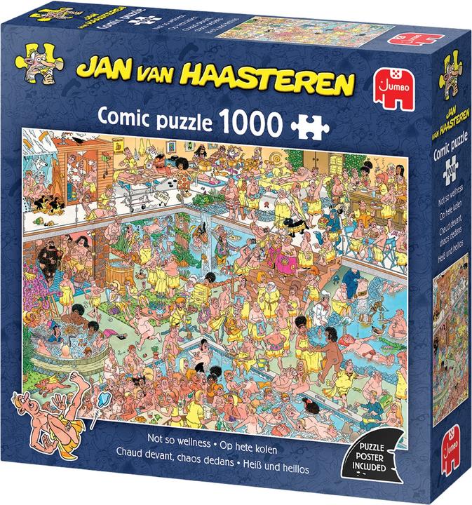 Actual product image Jumbo Jan van Haasteren - Not so wellness (1000 pieces) (1000 pieces)