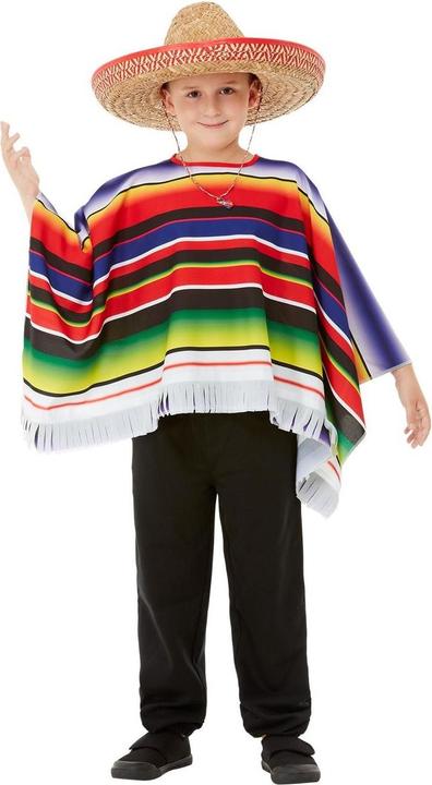 Produktbild Smiffys Mexikaner Poncho (104, 110, 116, 122, 128, 134, 140)