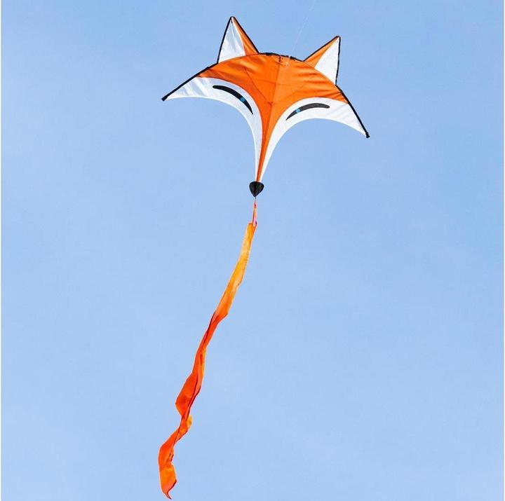 Produktbild Invento Drachen Ecoline Fox Kite 96x76 cm, ab 5 Jahren, inkl. Griff mit 25 m Schnur