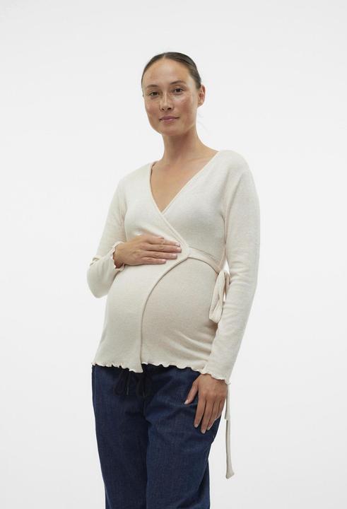 Image du produit Mamalicious Normal geschnitten V-Ausschnitt Top Bluse (XXL)