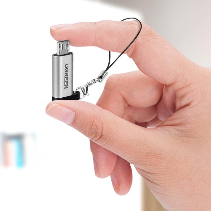 Actual product image Ugreen Micro USB to USB-C Adapter (Micro USB, USB Type C)