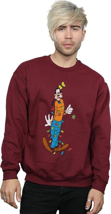 Immagine prodotto Disney Goofy Christmas Lights Felpa Uomo (L)