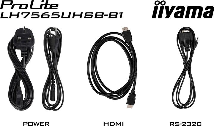 Produktbild iiyama 75IN DALLE IPS 4K UHD 3840X2160 8MS 24/7 500CD/M2 1200: 1 3XHDM (3840 x 2160 Pixel, 75")