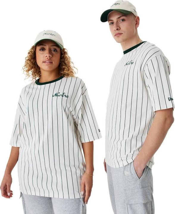 Produktbild New Era Oversized Shirt - PINSTRIPE off white - S (S)