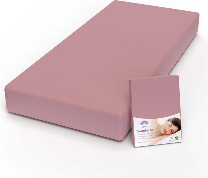 Produktbild Lotus Bettwaren Jersey Fixleintuch Souplesse (100 x 200 cm, 90 x 190 cm)