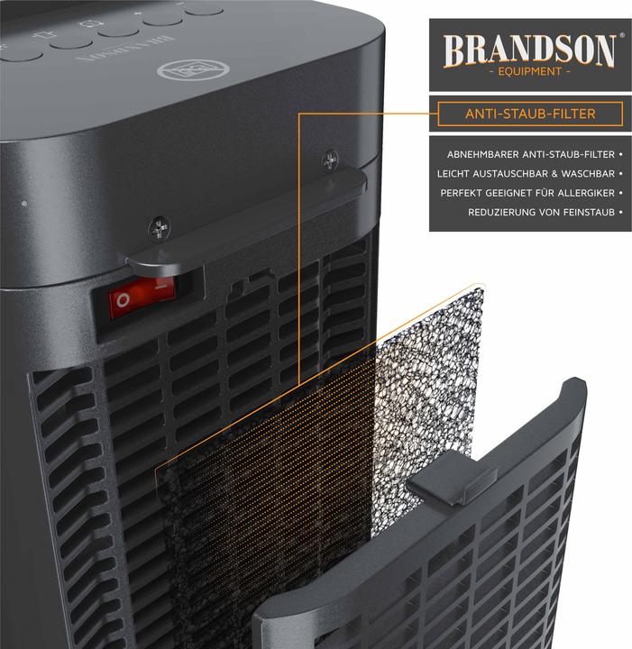 Actual product image Brandson Fan heater (2000 W)