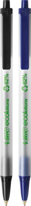 Image du produit Bic Stylo à bille Ecolutions 0.32 mm, Semitransparent (Bleu, 1 x)