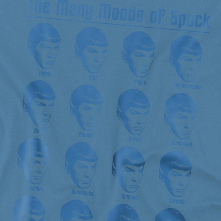 Immagine prodotto Many Moods of Spock Maglietta Uomo (L)