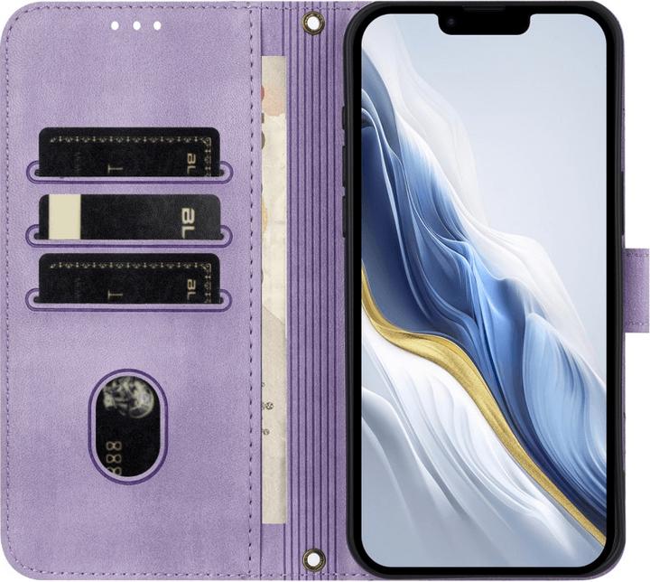 Produktbild Cover-Discount HONOR Magic7 Lite – Wildleder Look Etui im Vintage Design (Honor Magic7 Lite)