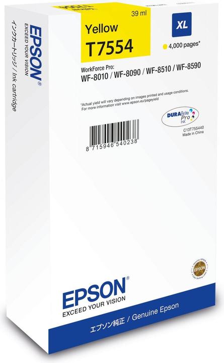 Epson WF-8xxx Series Cartouche d'encre XL YL (Y)