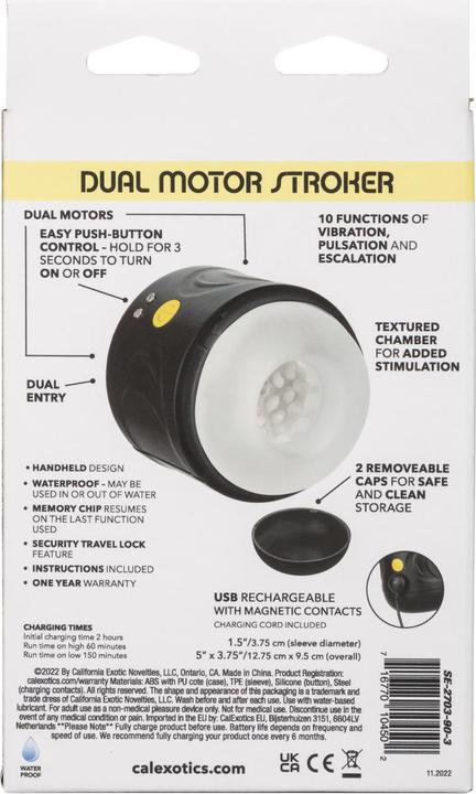 Actual product image CalExotics Boundless™ Dual Motor Stroker