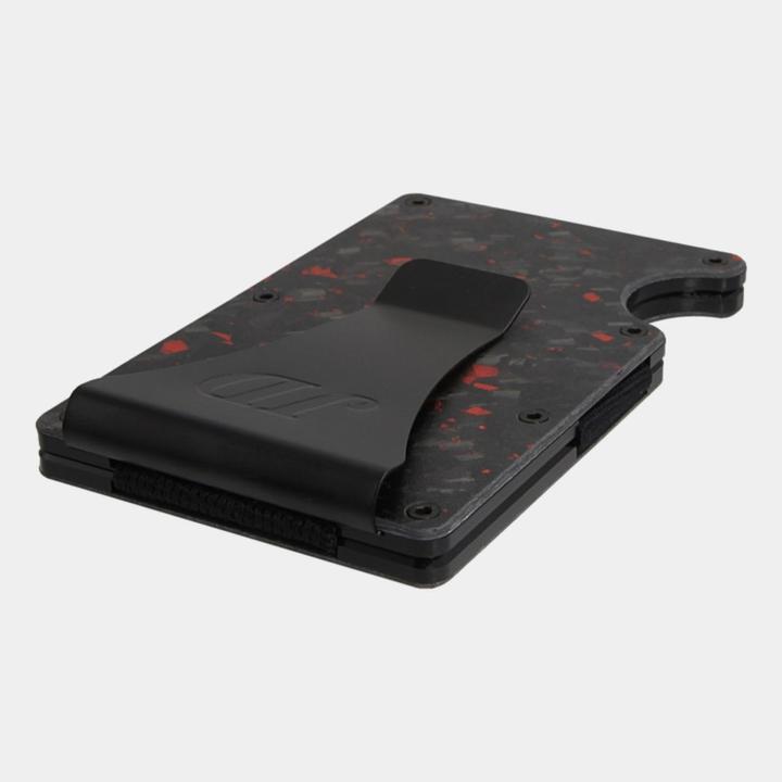Produktbild James Dixon Forged Carbon - Matt Black Red - Money Clip