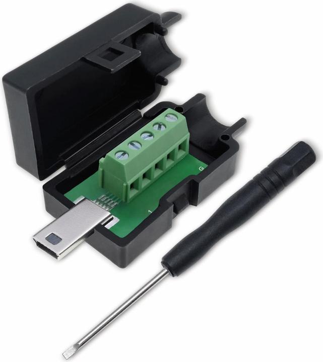 Produktbild Quadrios Mini-USB 2.0 Modular-Stecker Set, Typ B Stecker, gerade 2001C206 Inhalt: 1 St.