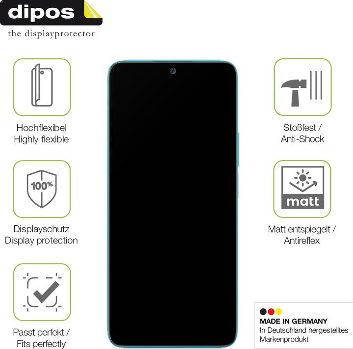Actual product image Dipos Full Cover Screen Protector Matte (1 Piece, Honor 90)
