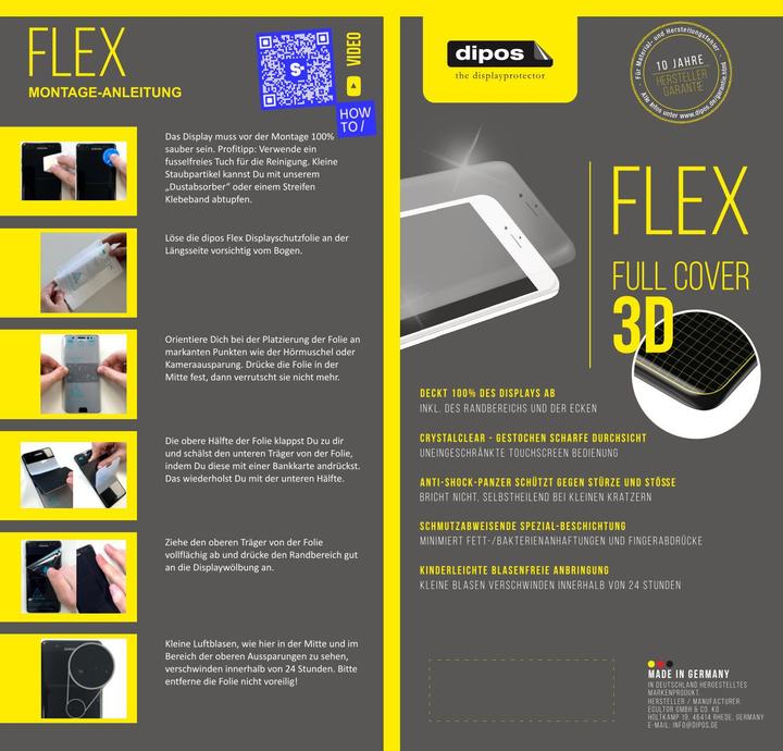Immagine prodotto Dipos 3D Full-Cover Pellicola Protettiva (1 Pezzo/i, Motorola Moto G53)