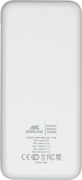 Actual product image Rivacase POWER BANK USB 10000MAH/VA2041 (10000 mAh, 10 W, 10 Wh)