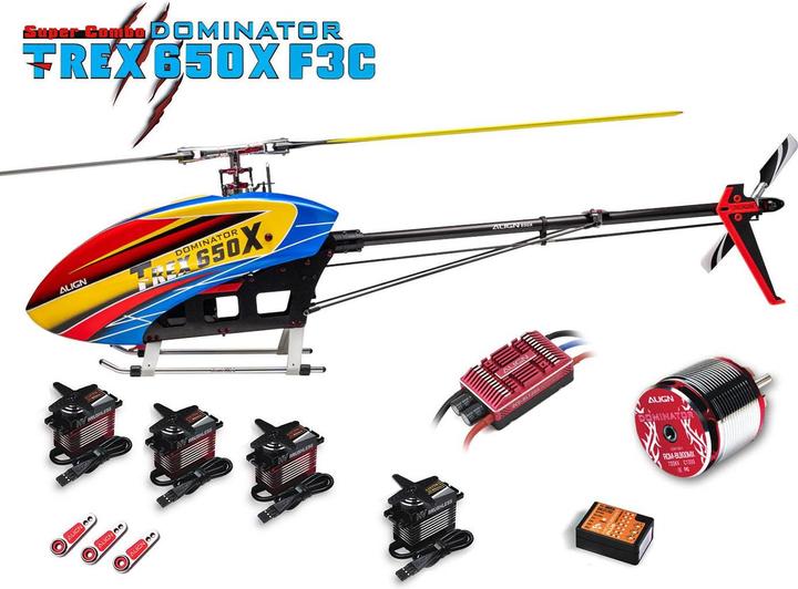 Produktbild Align Helikopter T-Rex 650X Dominator F3C Super Combo, Microbeast