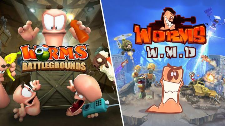 Actual product image Team17 Telltale Games Worms Battlegrounds + Worms WMD Double Pack (PS4, EN)