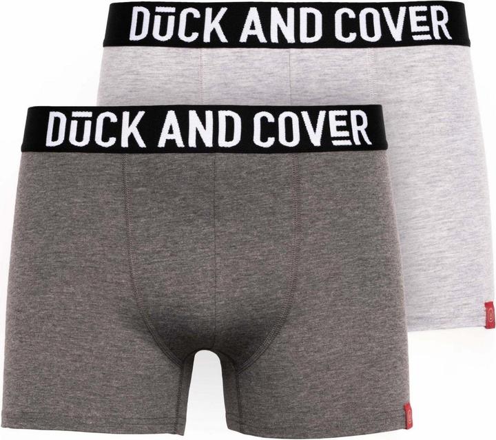 Duck and Cover Mens Darton Marl Boxer Shorts (Pack of 2)